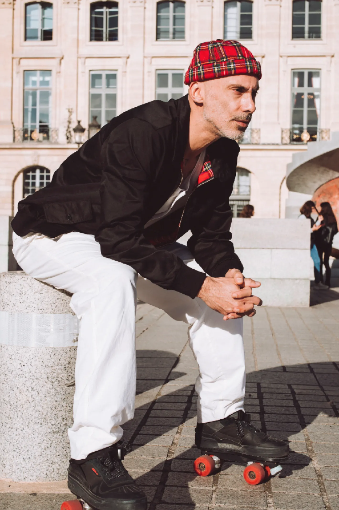 hollington Accessoires*bonnet docker miki de chez Béton Ciré en coton tartan