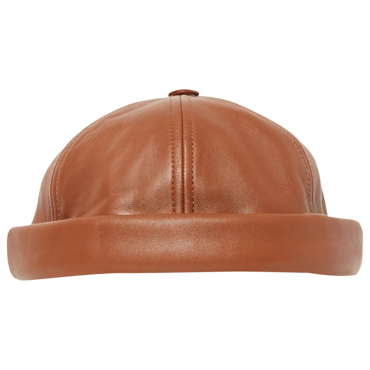 hollington Accessoires*bonnet docker miki de chez Béton Ciré en cuir camel