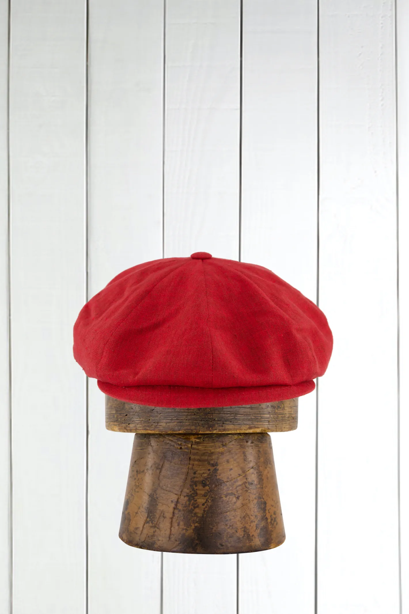 hollington Accessoires*casquette en lin rouge