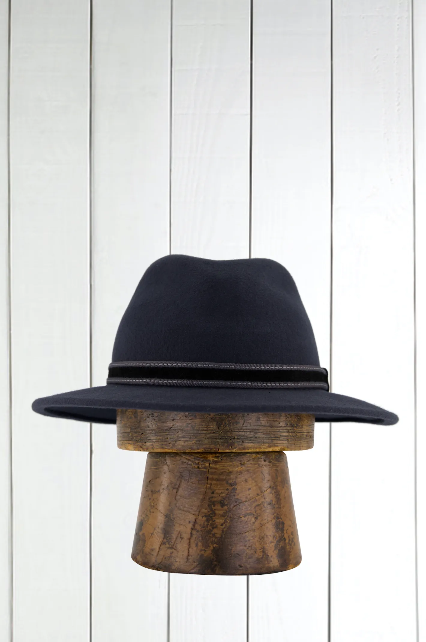 hollington Accessoires*chapeau déperlant en feutre de laine mérinos anthracite