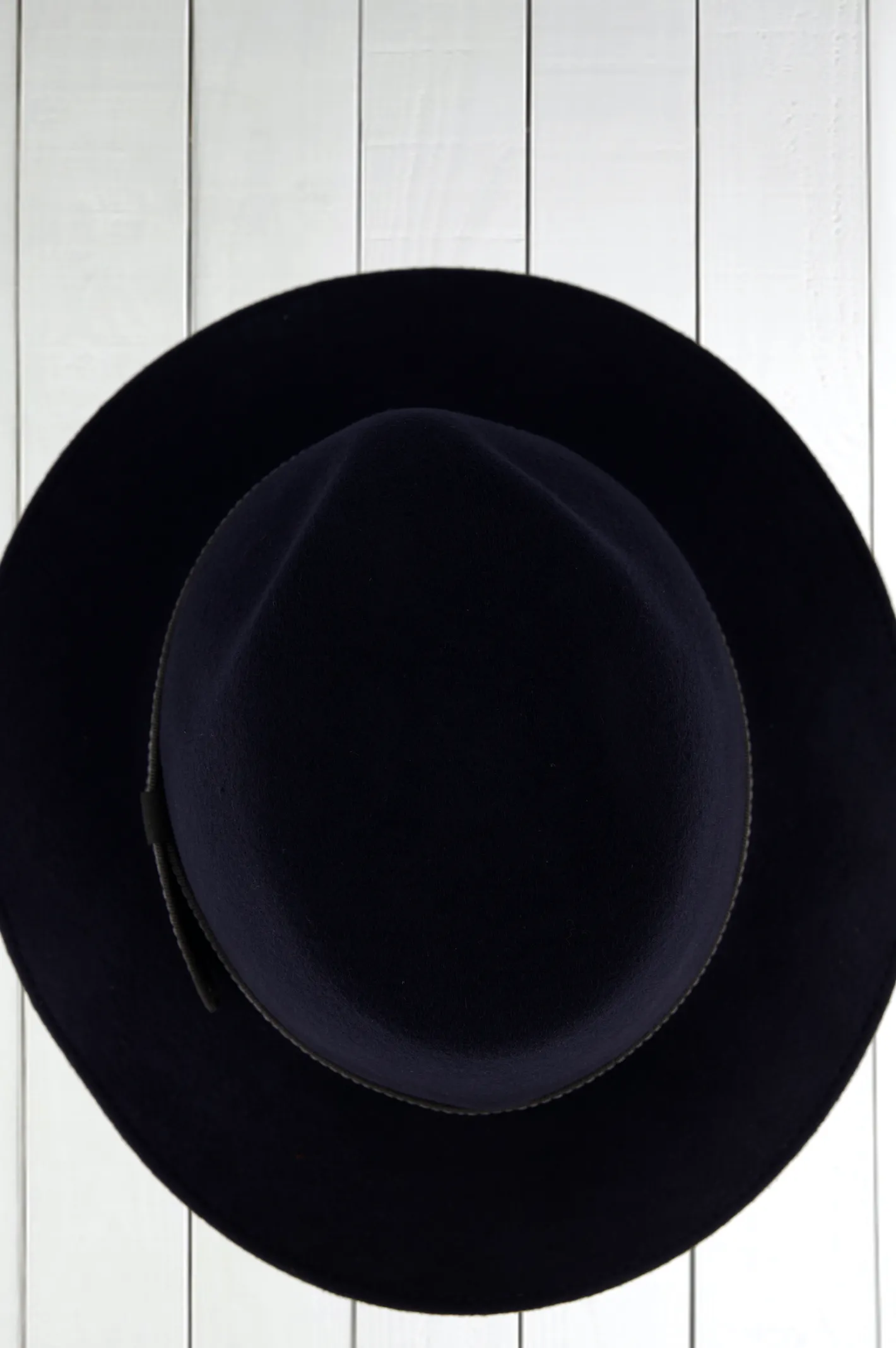 hollington Accessoires*chapeau déperlant en feutre de laine mérinos blue