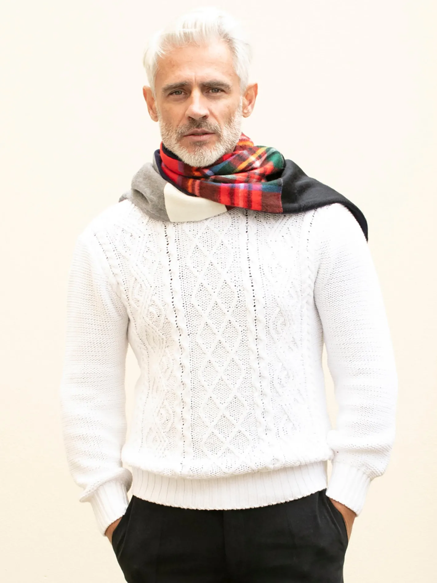 hollington Accessoires*écharpe begg & co en lambswool et angora ‘royal stewart’