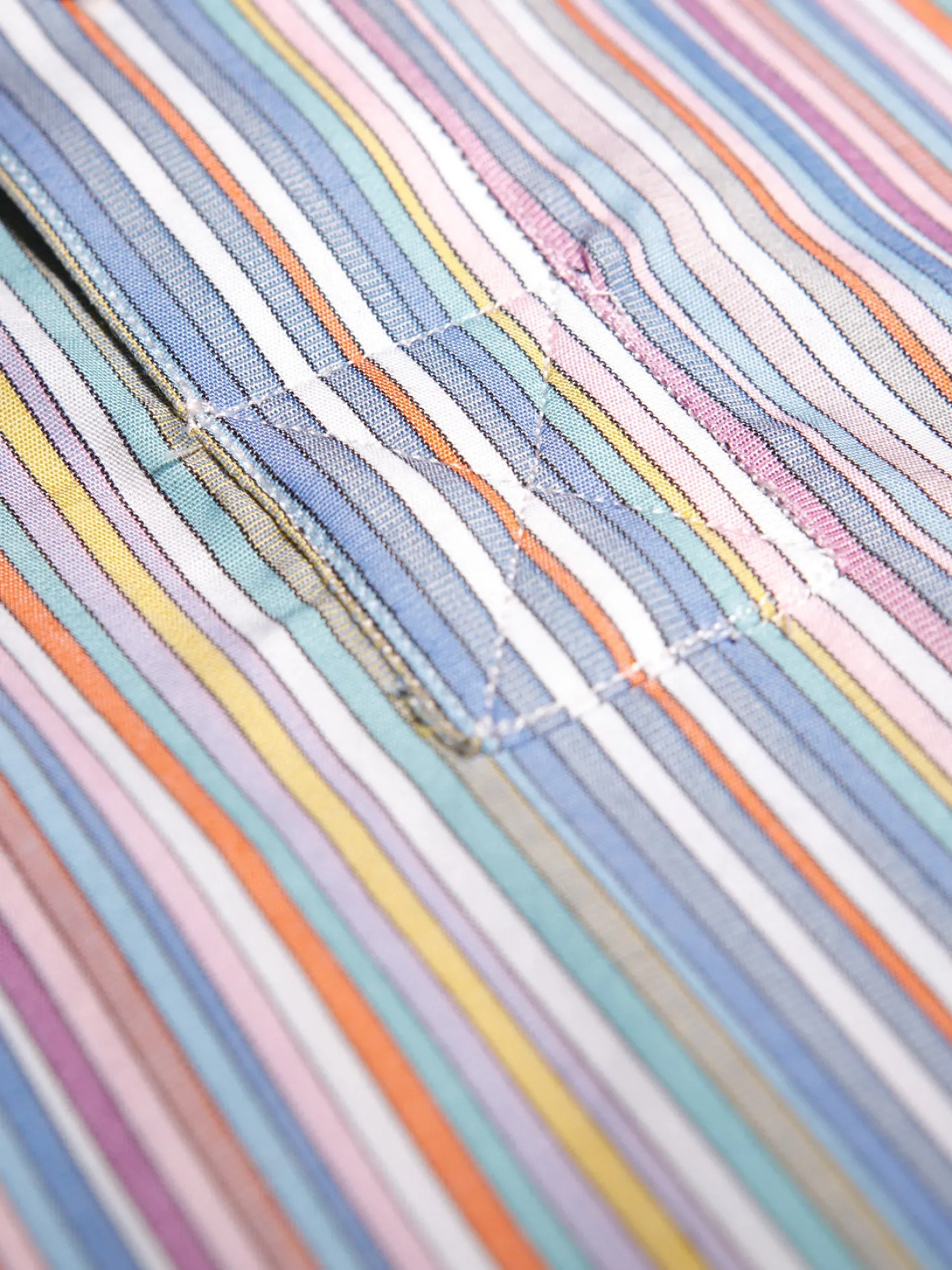 hollington Chemises*chemise col mao en popeline à rayures multicolores