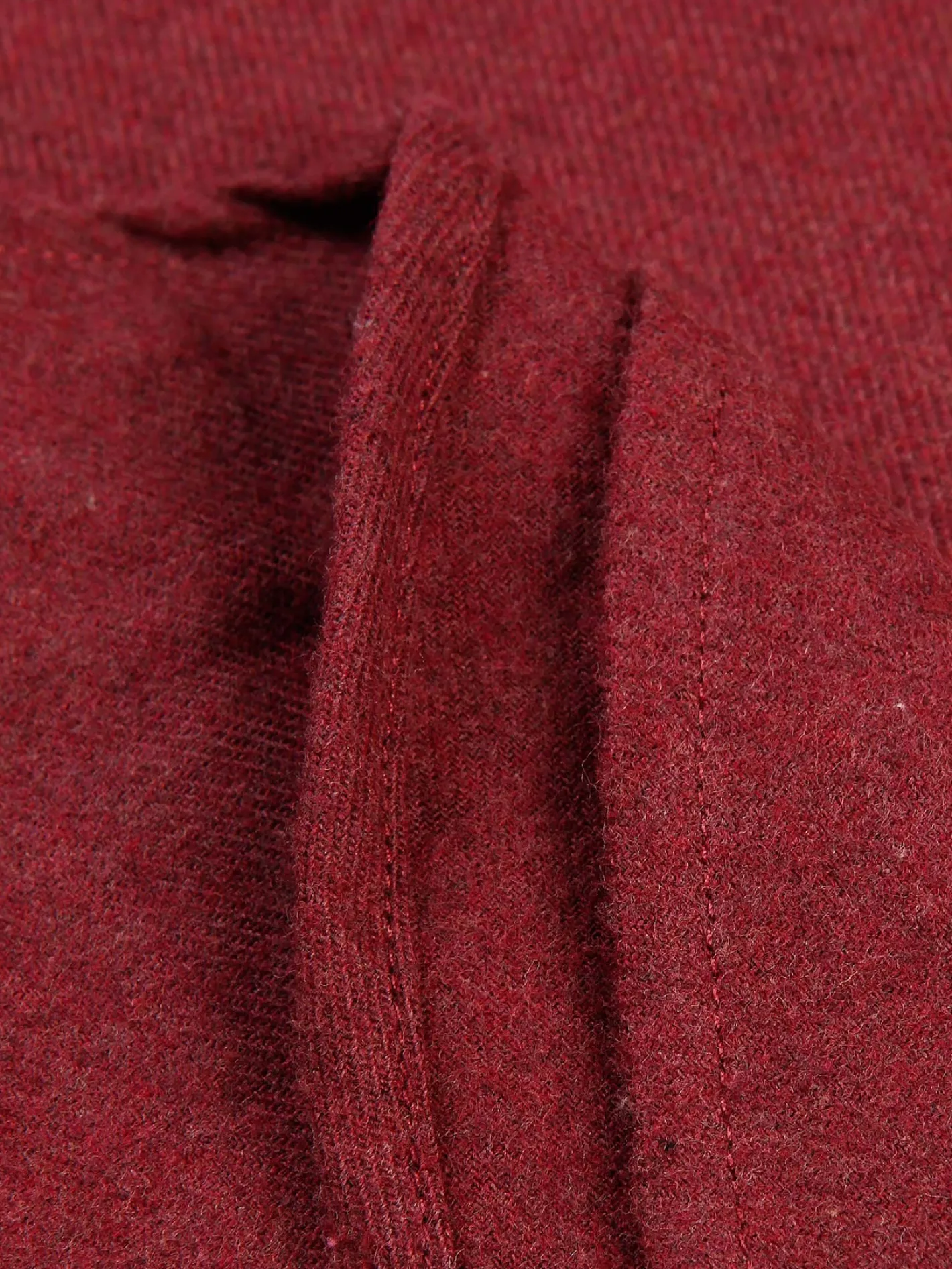 hollington Chemises*chemise de nuit kamiz en flanelle de coton bordeaux