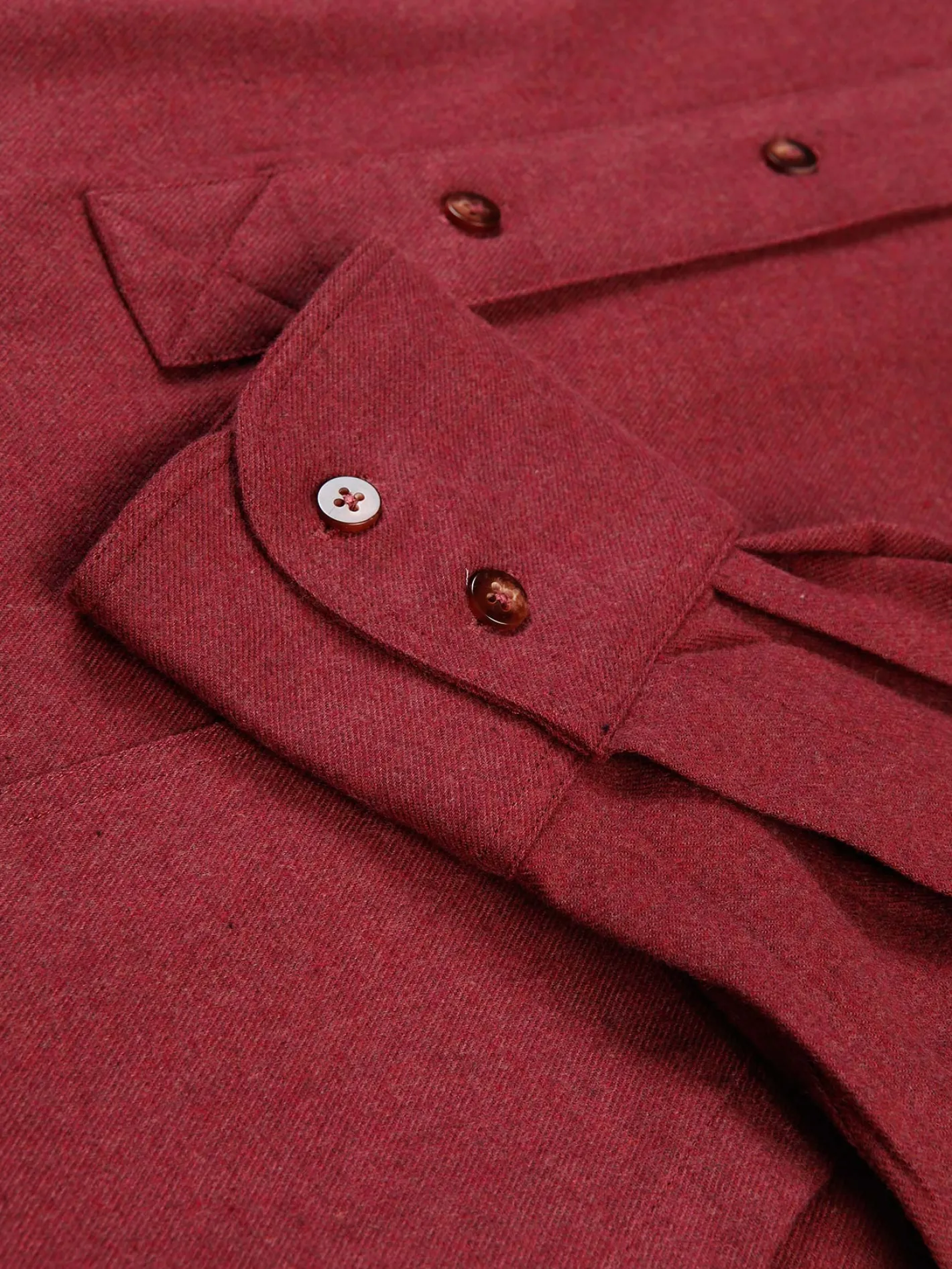 hollington Chemises*chemise de nuit kamiz en flanelle de coton bordeaux