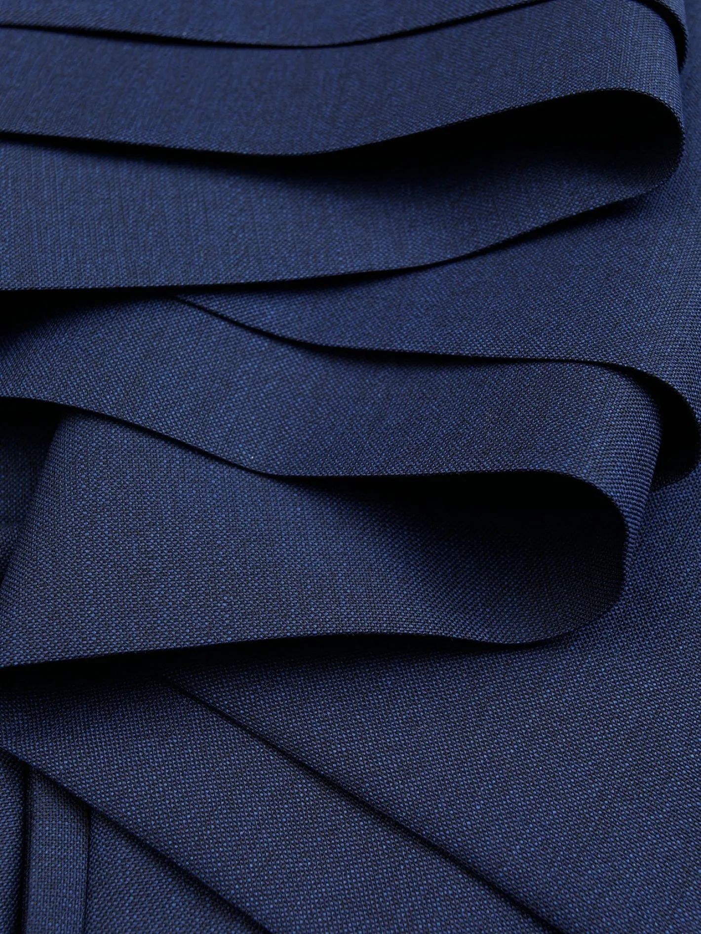 hollington Pantalons*pantalon italien siza en fil-à-fil de laine infroissable navy marl