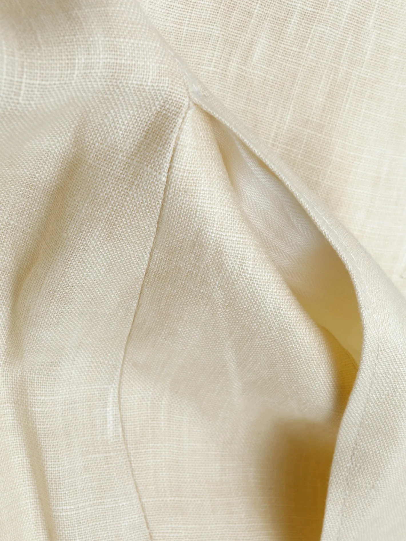 hollington Pantalons*pantalon italien siza en toile pur lin natural très légère