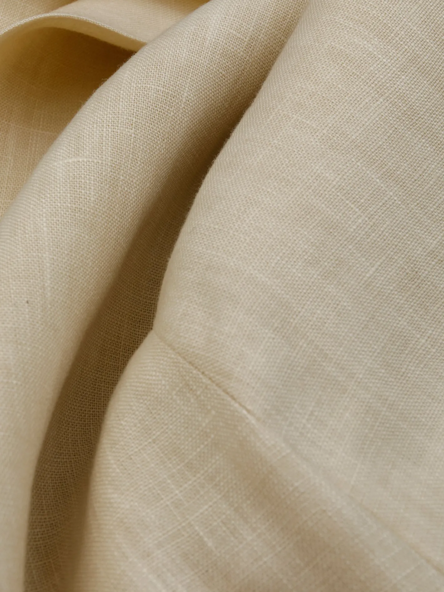 hollington Pantalons*pantalon italien siza en toile pur lin natural très légère