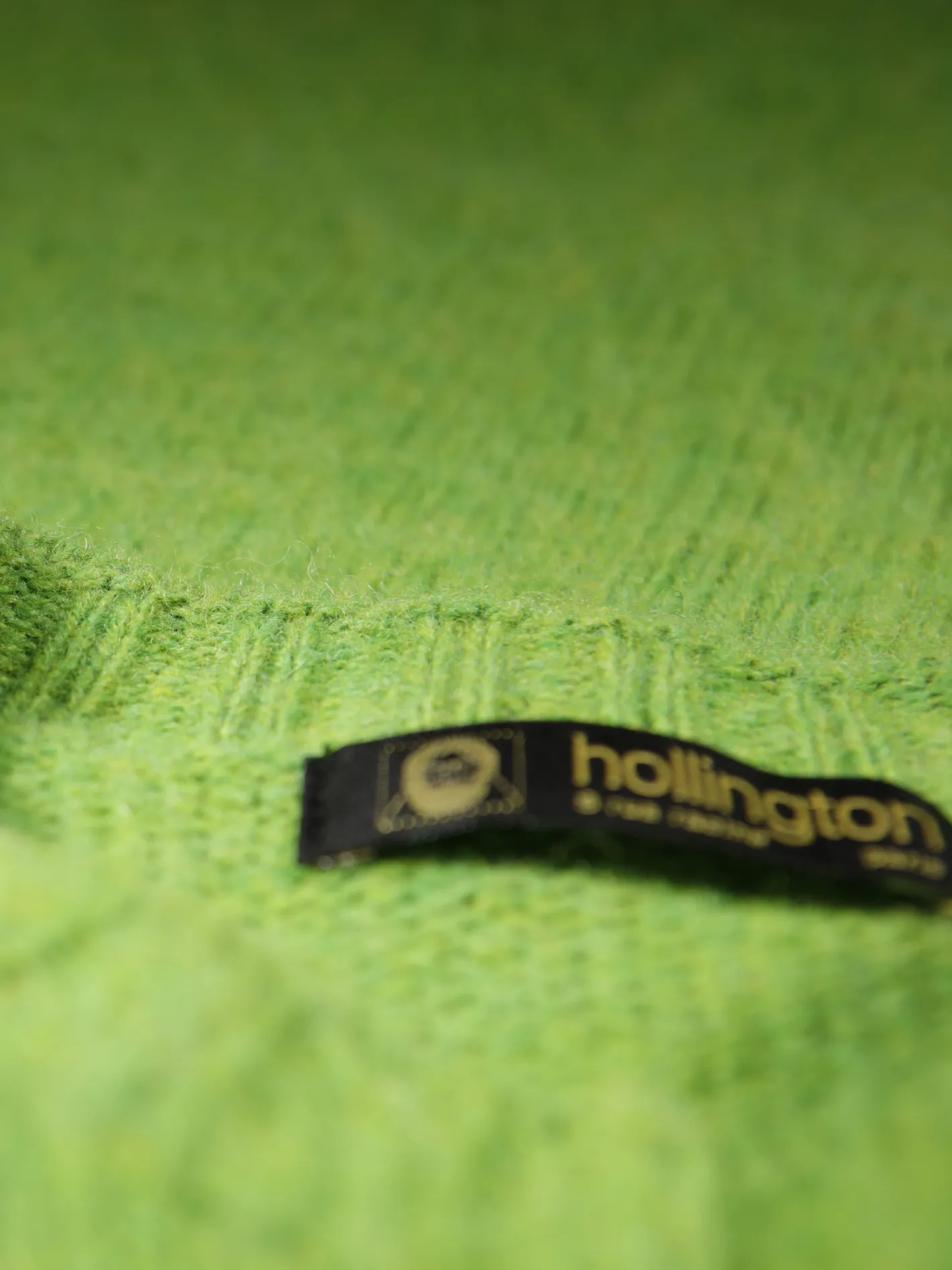 hollington Maille*pull-over à col rond 100 % shaggy wool granny smith