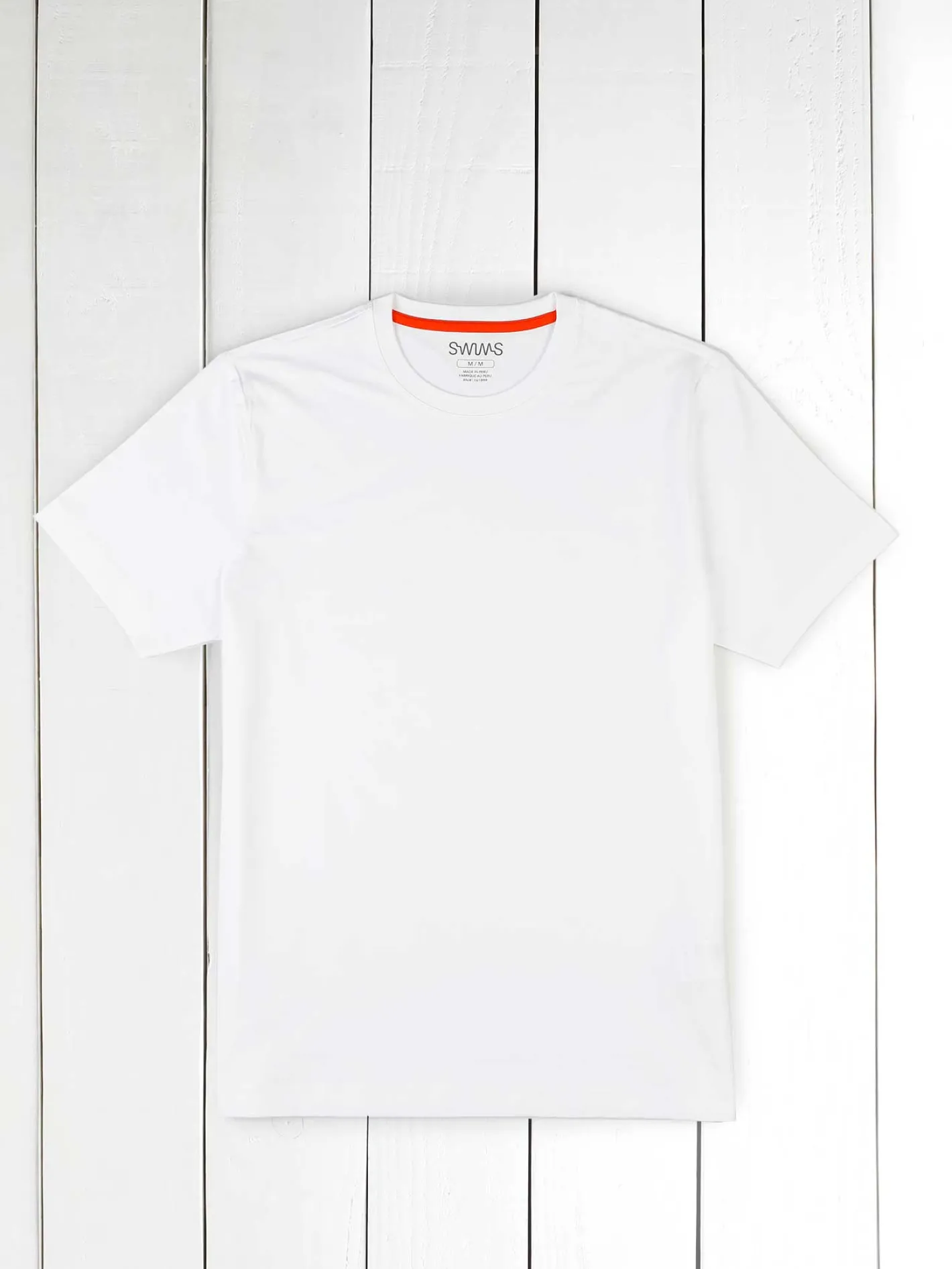 hollington Accessoires | Chemises*tee-shirt Swims blanc en coton Pima