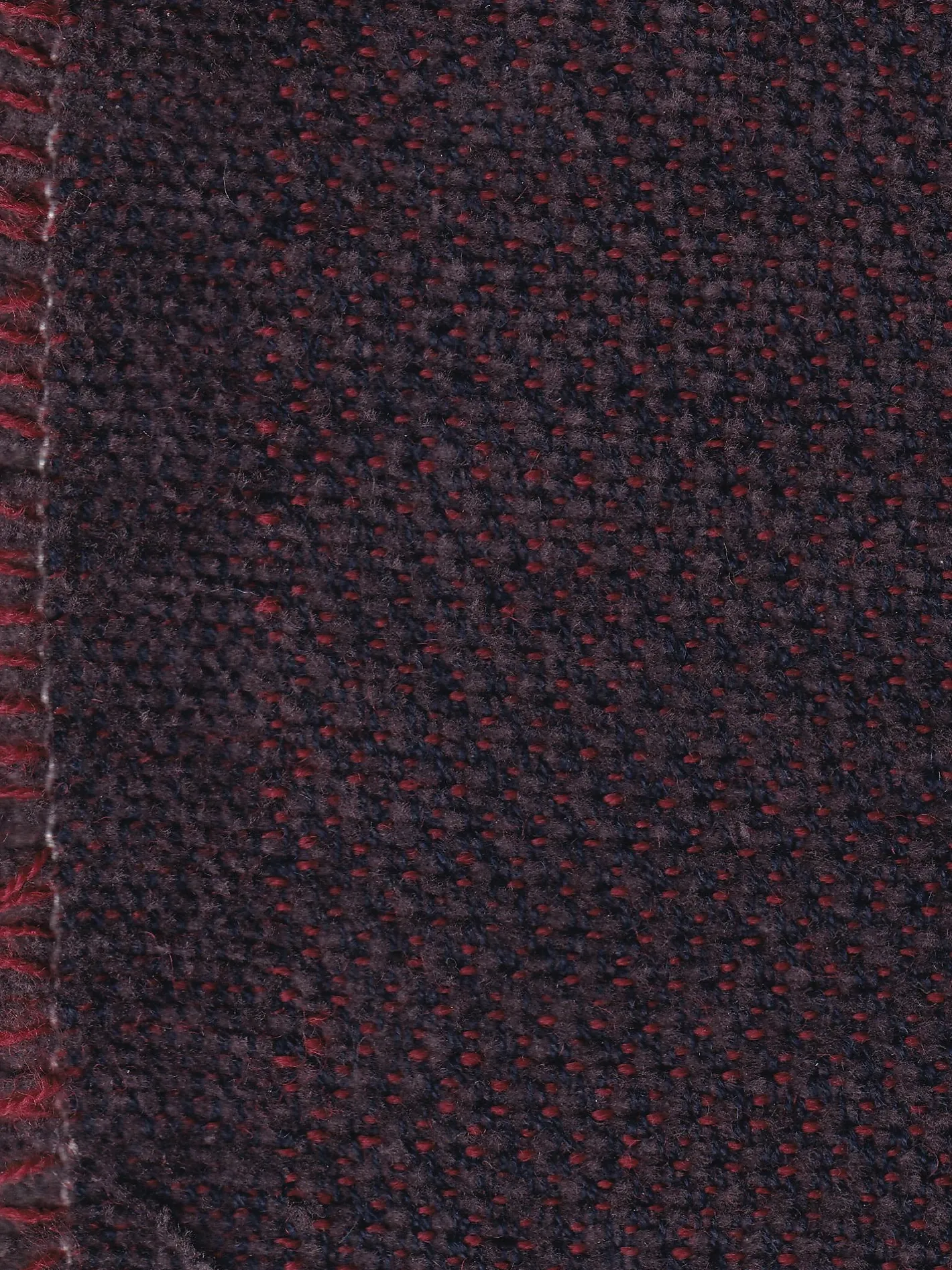 hollington Tissus Au Mètre*tissu chenille en laine et coton prune bordeaux