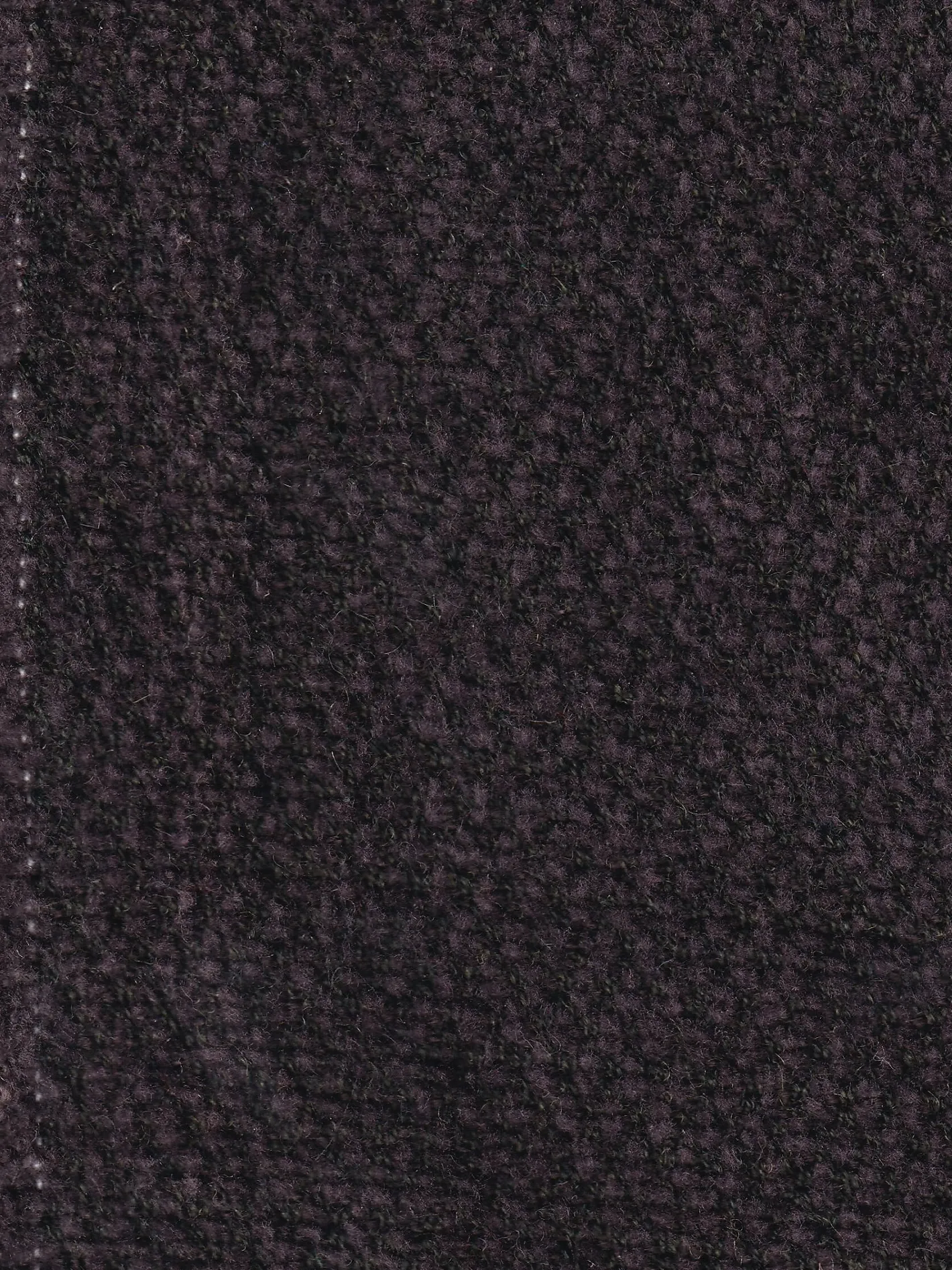 hollington Tissus Au Mètre*tissu chenille laine et coton plum