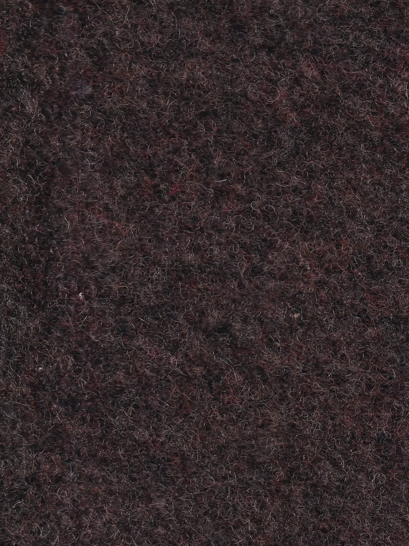 hollington Tissus Au Mètre*tissu drap de laine bouillie double-face café sur bordeaux