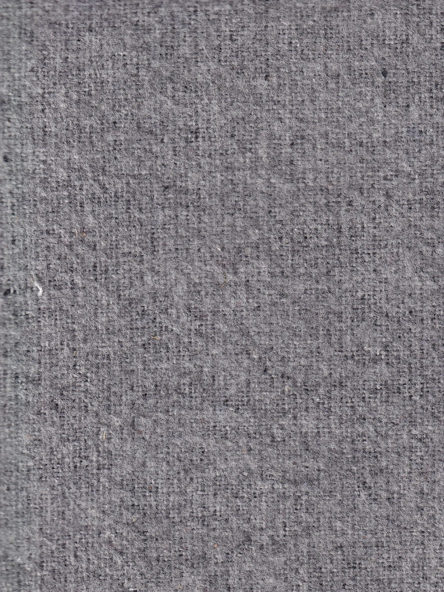 hollington Tissus Au Mètre*tissu drap de laine et coton double-face au toucher peau de pêche gris orage