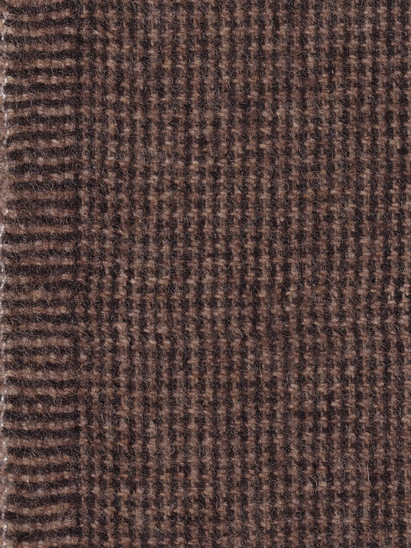 hollington Tissus Au Mètre*tissu en super soft tweed à motif pin point brun