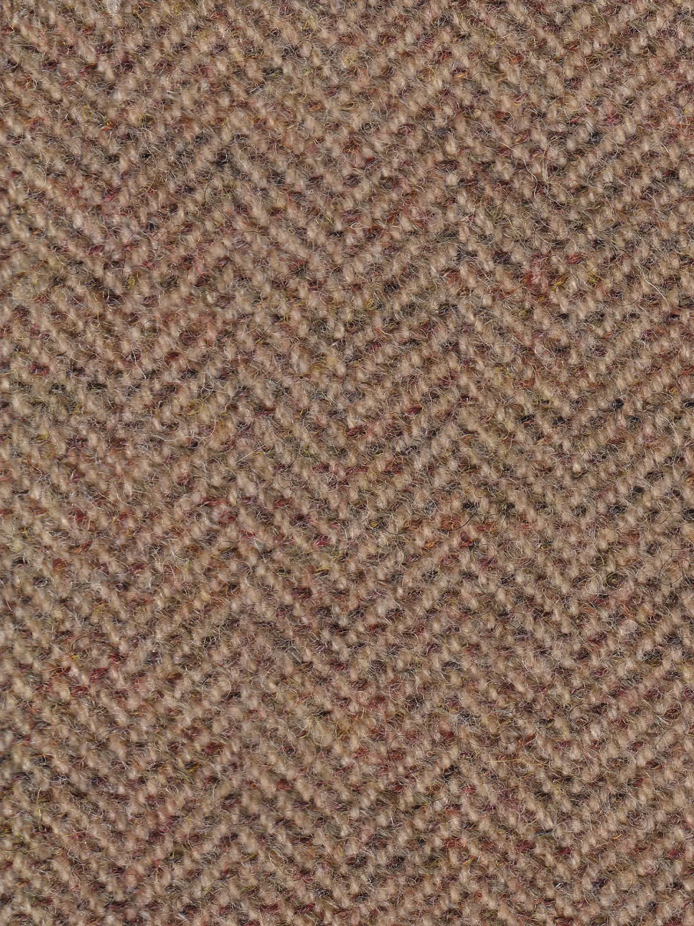 hollington Tissus Au Mètre*tissu en tweed à chevrons bracken green