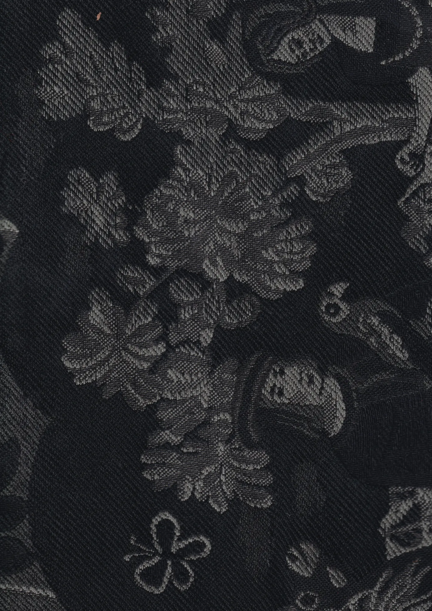 hollington Tissus Au Mètre*tissu motif scène médiévale noir et gris