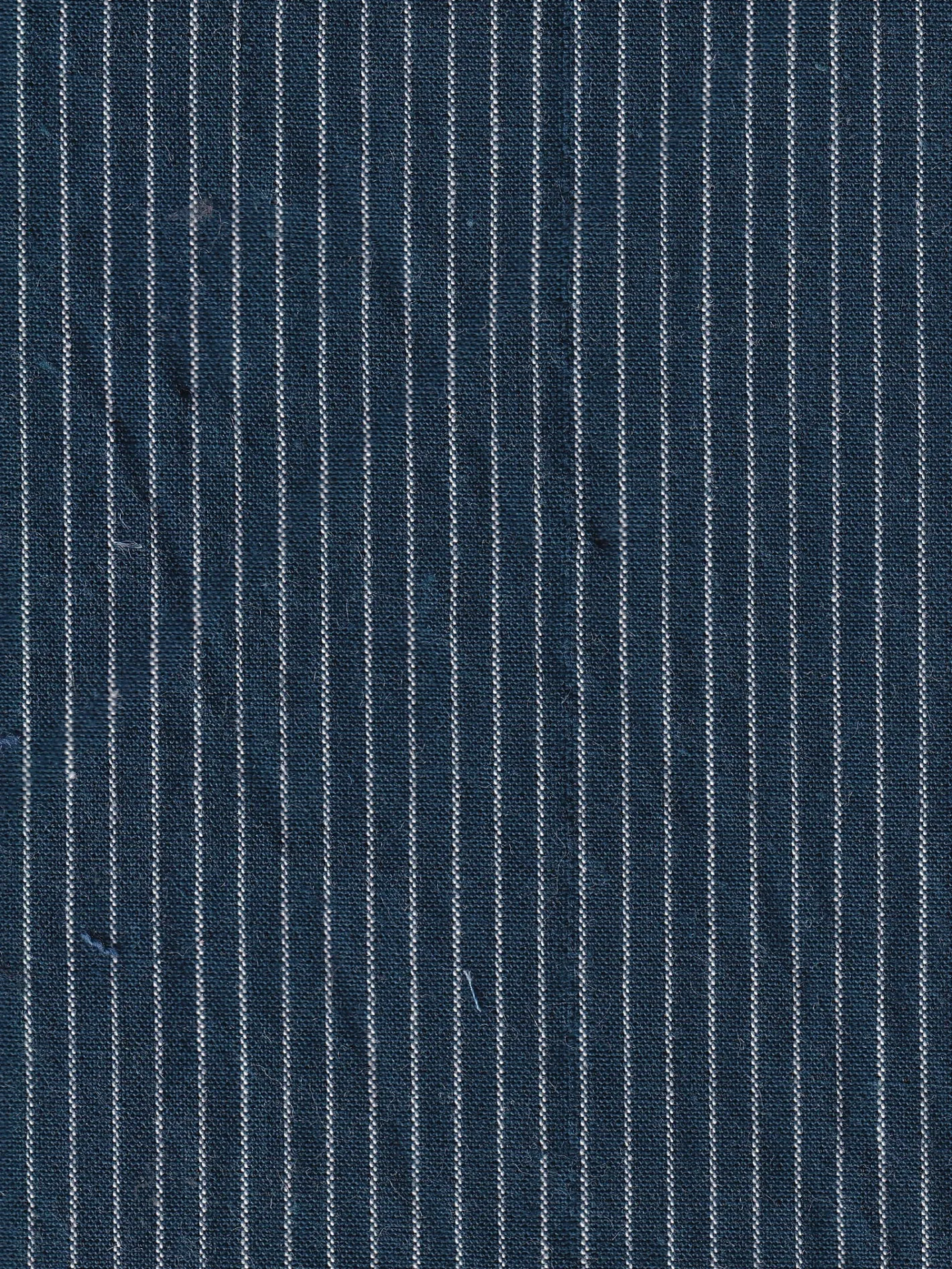 hollington Tissus Au Mètre*tissu toile de coton double-face denim à fines rayures blanches sur craie