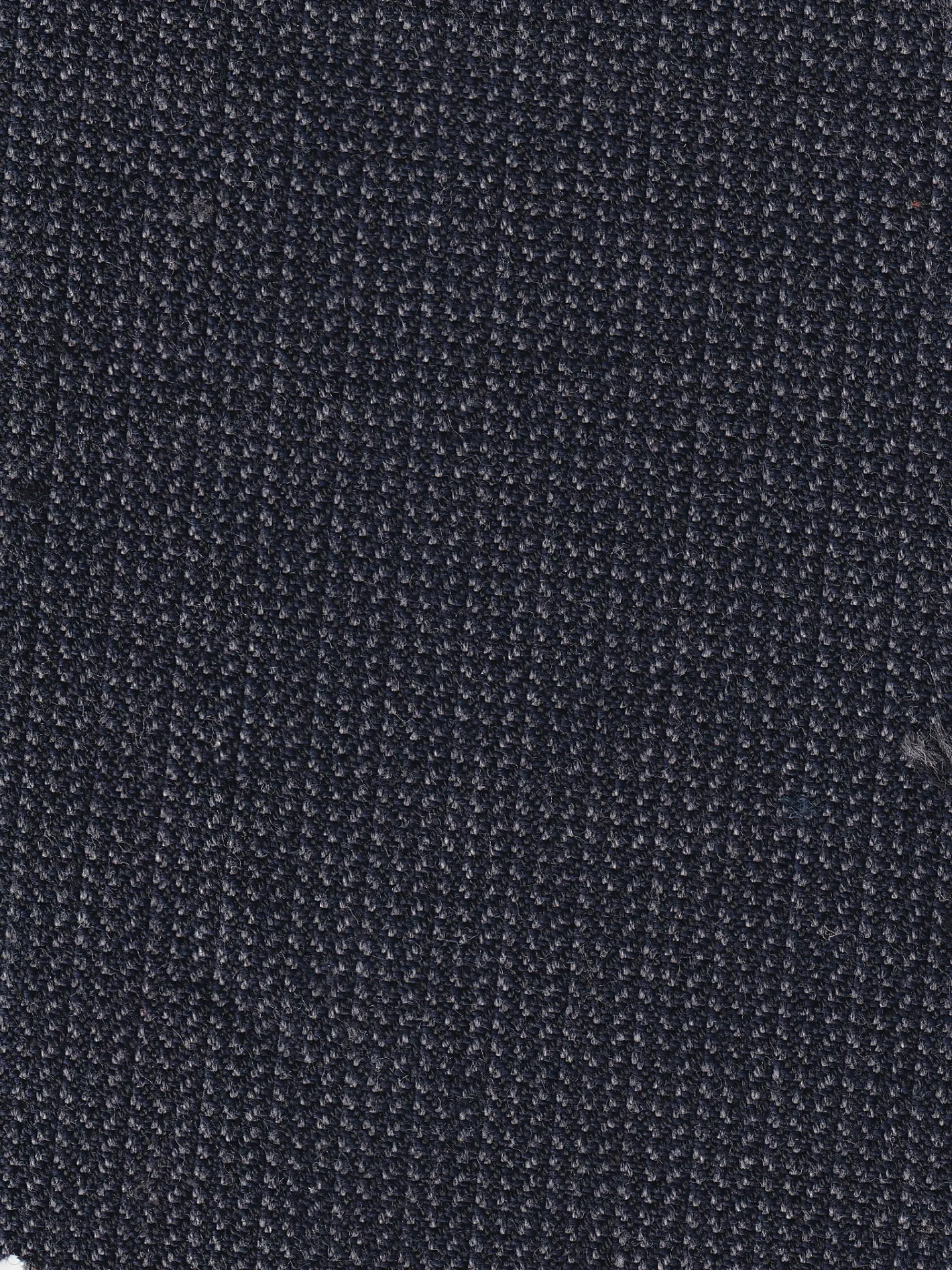 hollington Tissus Au Mètre*tissu toile de coton et laine à chevrons indigo sur bleu