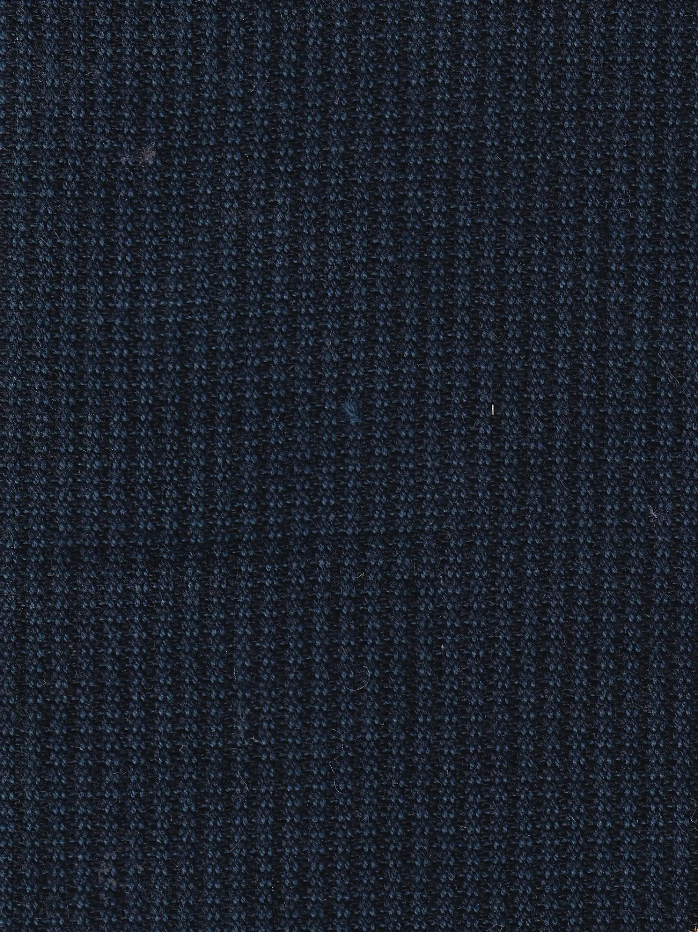 hollington Tissus Au Mètre*tissu toile de coton et laine pin point blue & black