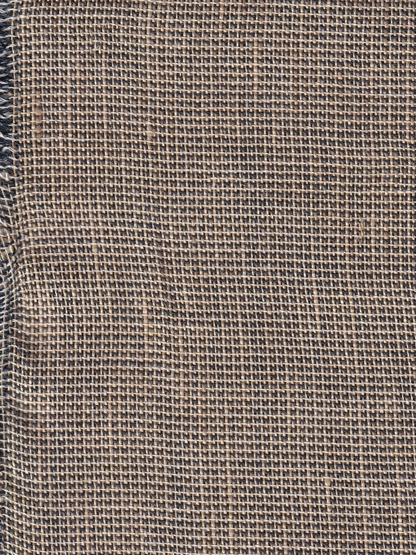 hollington Tissus Au Mètre*tissu toile de lin et coton double face bronze sur sable