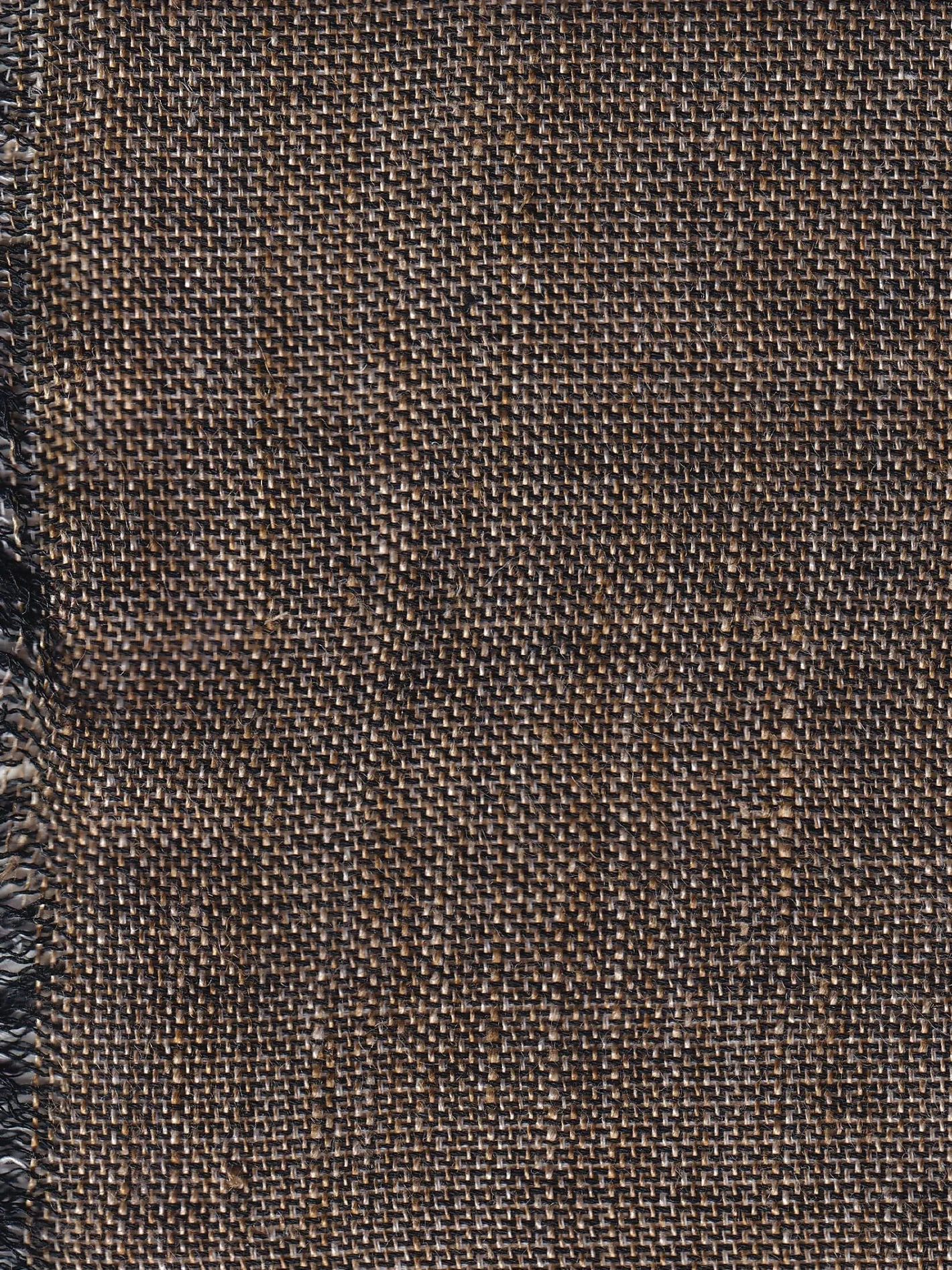 hollington Tissus Au Mètre*tissu toile de lin et coton double face bronze sur sable