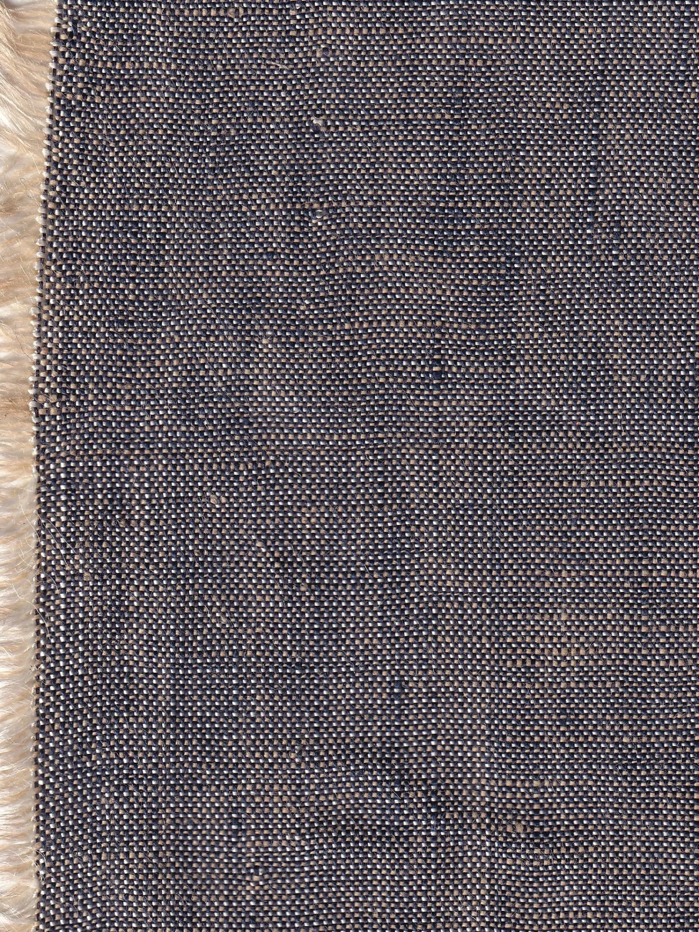 hollington Tissus Au Mètre*tissu toile lin et viscose grey marl