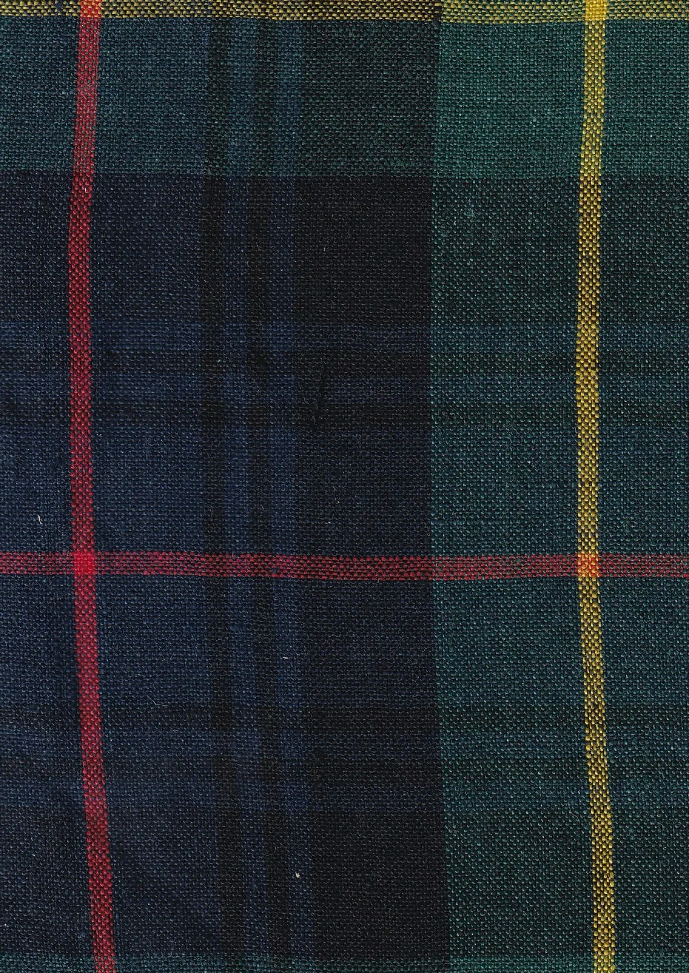 hollington Tissus Au Mètre*tissu toile pur lin à motif tartan green check