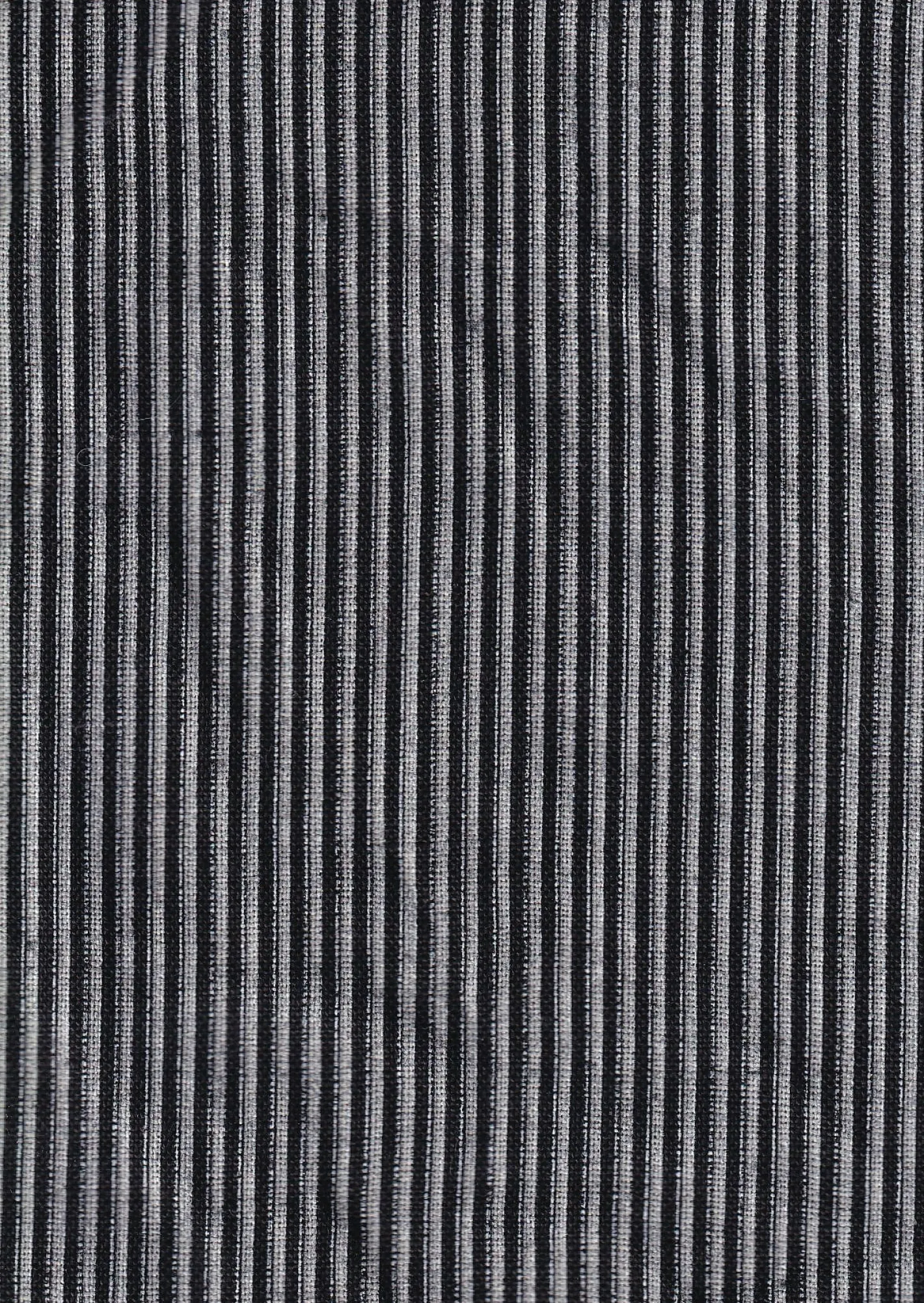 hollington Tissus Au Mètre*tissu toile pur lin double face à rayures zèbre sur noires