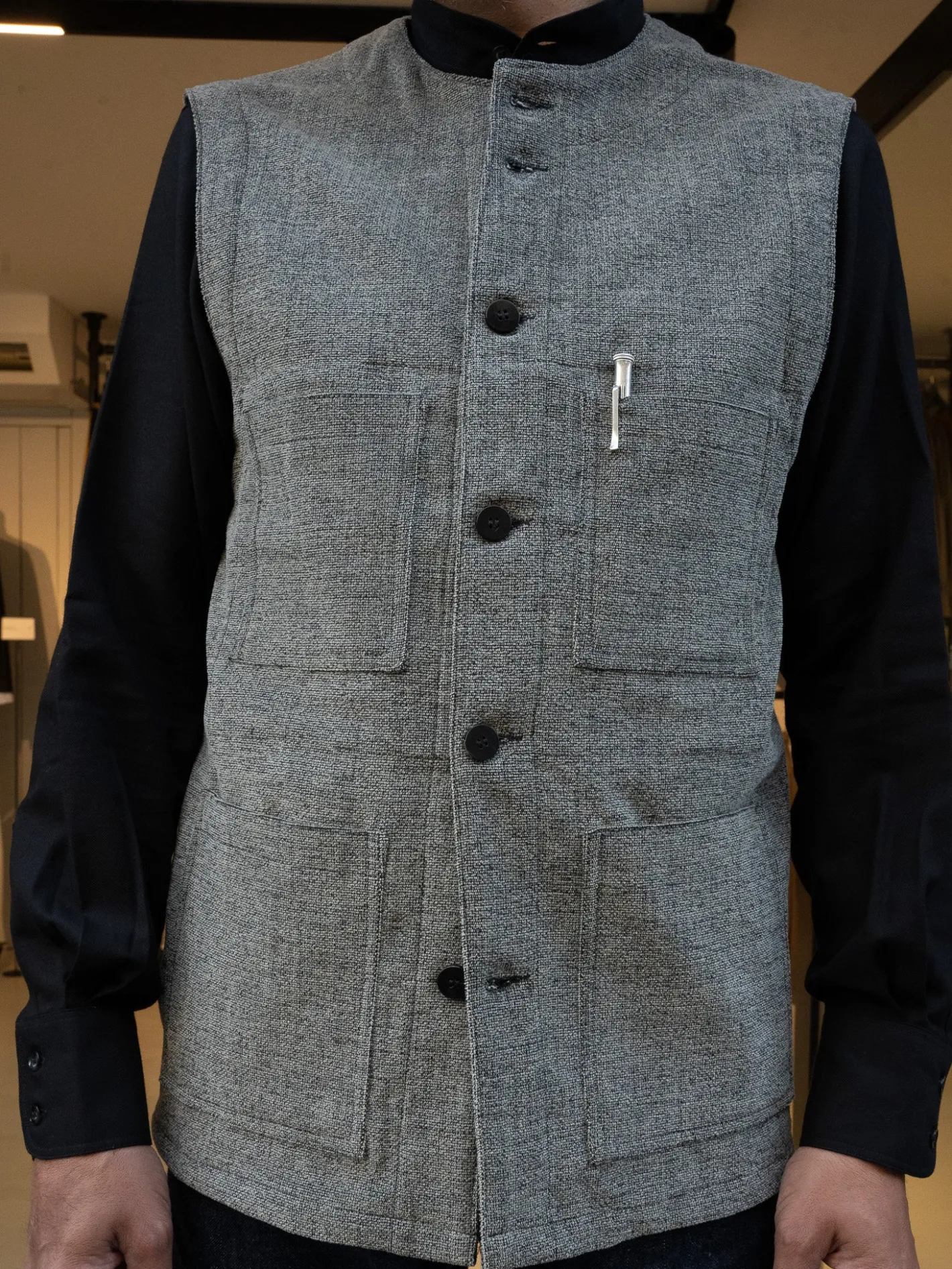 hollington Gilets | Vestes & Manteaux*veste sans manches en chenille silver