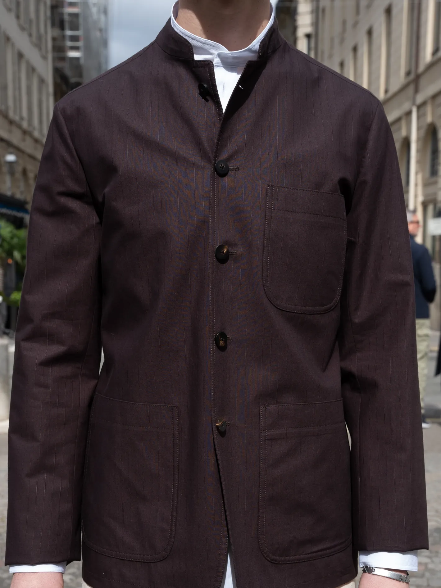 hollington Vestes & Manteaux*veste tyrol ajustée en coton extensible brun rembrandt