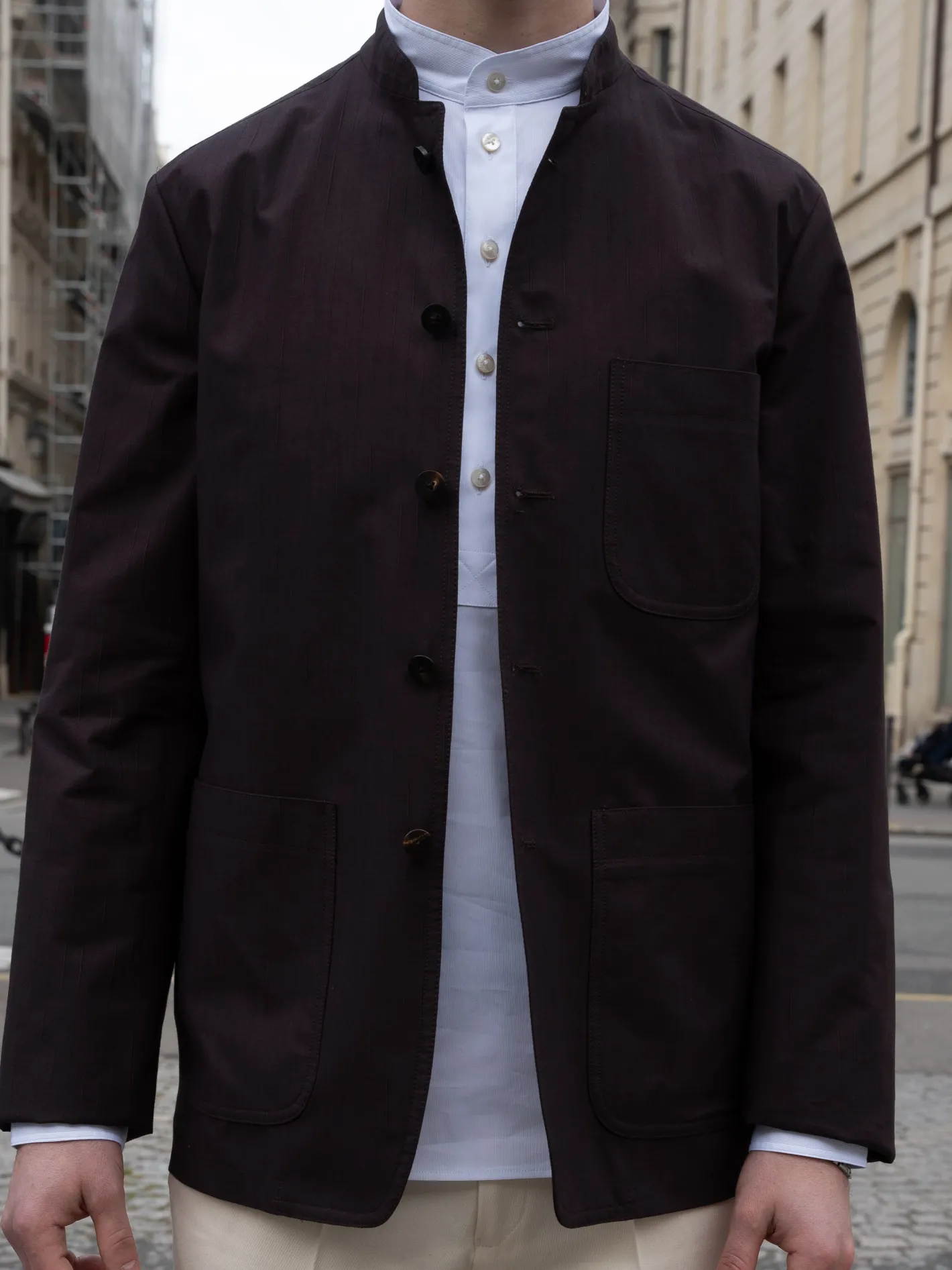 hollington Vestes & Manteaux*veste tyrol ajustée en coton extensible brun rembrandt